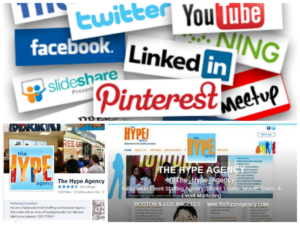 The Hype Agency's Social Media Profiles