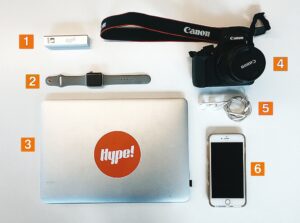 Tech Flat Lay